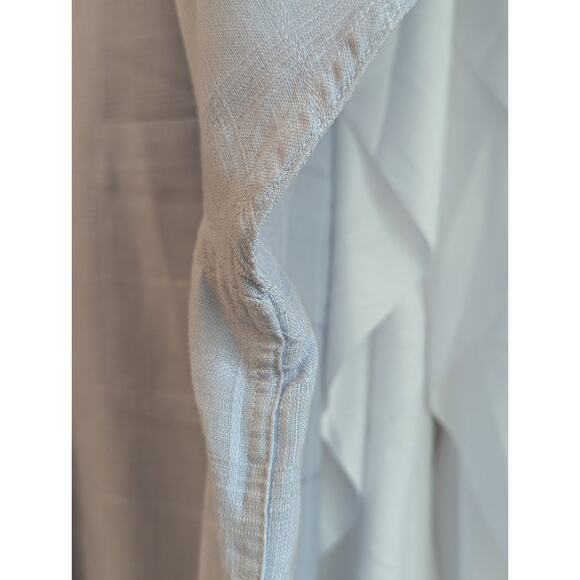 Club Room Blue Linen/Cotton Blend XXL One Pocket Short Sleeve Button Up - Picture 6 of 8